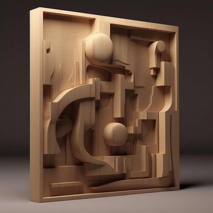 نموذج ثلاثي الأبعاد لآلة CNC 3D Art 